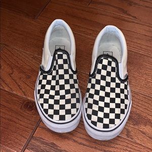 Checkered Slip On Vans